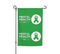 A maggio indossiamo il verde MentalAwareness Month Flags Garden Flag Perfect Decoration Yard Banner 12x18 pollici Double Sided Outdoor Decoration Party Tapestry Farmhouse Home Décor Banner