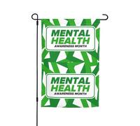 A maggio indossiamo il verde MentalAwareness Month Flags Garden Flag Perfect Decoration Yard Banner 12x18 pollici Double Sided Outdoor Decoration Party Tapestry Farmhouse Home Décor Banner