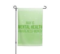 A maggio indossiamo il verde MentalAwareness Month Flags Garden Flag Perfect Decoration Yard Banner 12x18 pollici Double Sided Outdoor Decoration Party Tapestry Farmhouse Home Décor Banner
