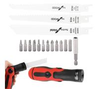 a mano alternativa, manuale di alternativa, taglierina manuale alternativa con bit e seghe, Cutter multiuso per progetti artigianali, kit compatto, set di utensili per cacciaviti