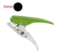 A Mano Foro Utensili a Mano Casa Rotondo Argento/Verde 142 X 97 MM Einzellocher