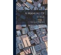 A Manual Of Style (Copertina rigida)