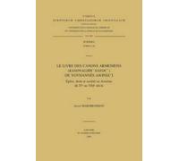 A. Mardirossian Le livre des canons arméniens (Kanonagirk' Hayoc') d (Tascabile)