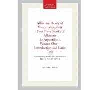 A. Mark Smith Alhacen's Theory of Visual Perception (First Three Boo (Tascabile)