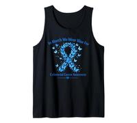 A Marzo indossiamo la consapevolezza del Cancro colorettale Blu Canotta