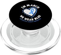 A marzo indossiamo una maglietta blu di supporto per il cancro del colon-retto PopSockets PopGrip per MagSafe