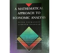 A Mathematical Approach to Economic Analysis