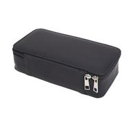 a Matita a Doppio Strato di Grande capacità con Materiale PU Cinghie Elastiche e Chiusura con Cerniera per la Carta Portatile Borse per Utensili Multifunzionale per la Scuola e