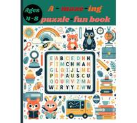 A - maze-ing puzzle - fun book: Twists, turns & tricky puzzles and colour 140 pages fun challenges for curious kids ,perfect for rainy days, road trips and learning play