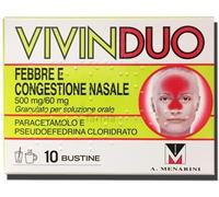 A.MENARINI IND.FARM.RIUN.Srl VIVINDUO FEBBRE CONG NAS*10BS