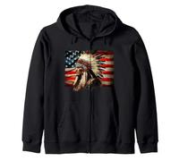 A Meno Che i Tuoi antenati Non assomiglino a Questo Indiano Nativo Americano Felpa con Cappuccio