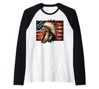 A Meno Che i Tuoi antenati Non assomiglino a Questo Indiano Nativo Americano Maglia con Maniche Raglan