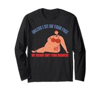 A meno che non mi sieda sulla tua faccia il mio peso non è il tuo nuoto d'affari Maglia a Manica