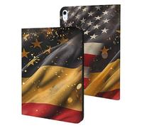 A-mericans e bandiere tedesche custodia compatibile con iPad Air5/air4 (11") /iPad Pro 2018 (11 pollici) custodia protettiva con funzione sleep/wake