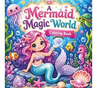 A Mermaid Magic World: Coloring Book