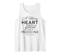 A Merry Heart Medicine Scripture Bibbia Versi Proverbi 17:22 Canotta