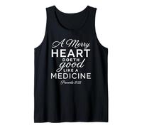 A Merry Heart Medicine Scripture Bibbia Versi Proverbi 17:22 Canotta