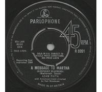 A Message To Martha - Adam Faith 7" 45