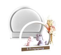 a mezza anello - telaio a cupola silicone con rivestimento antiaderente | Utilizzato per la decorazione della torta, la modellatura del cioccolato, la produzione di caramelle, la creazione di d