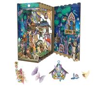 Tonecheer x BRITISH LIBRARY Kit fai-da-te, Sogno di una Notte di Mezza Estate, Puzzle in Legno 3D di Shakespeare per Adulti, Miniatura per Libreria con luci LED, Regali Unici