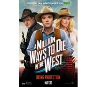 A Million Ways A Die IN The West Doppio Lato Originale Film Poster Uno Foglio