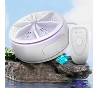 A Mini Washing Machine 4 Modalità Ultrasonico Turbina Washer Piccolo Ultrasonico Washing Macchina Portatile Macchina Mini Rondi con detergenti Progettazione di stoccaggio per il campeggio Home Tr