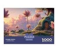 A Miniature House 1000 Pezzi Cartone Robusto Puzzle Cozy Fairy-tale Village Sfida Unica Gioco Creativo Puzzle Decorazioni Per La Casa 70x50cm/1000pcs