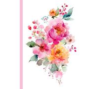 A minimal floral bouquet: Work Notebook, Funny Office Gift for Women, Coworker, Boss, Secret Santa Gag Gift (Blank Lined Journal)