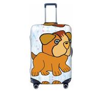 A Minority Sheep - Copertura per bagagli da viaggio per bagagli da 45-81 cm, lavabile, resistente ai graffi, Carlino in stile cartone animato., L