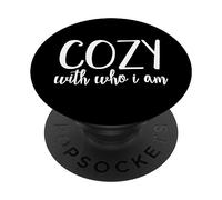A Mio Agio Con Chi Sono, Citazione Di Fiducia In Se Stessi PopSockets PopGrip Adesivo