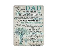 a mio padre poster grazie amore fornire protezione targa in metallo stile vintage targa in metallo poster da parete per la casa bar caffetteria cucina garage giardino fattoria camera uomo grotta arred