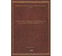 A Mme la Ctesse de Provence, triomphante de sa petite vérole (par Mme Bourette. 1771)