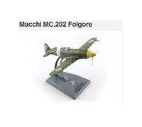 (A) Modello di aereo pressofuso in scala 1/100 Macchi C.202 Folgore Modello statico in esposizione Collezione
