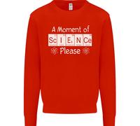 A Moment Of Science Please Funny Geek Uomo Sweatshirt Jumper