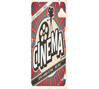 A.Monamour Adesivo Porta Autoadesiva 3D Poster Del Cinema Retrò Vinile PVC Adesivi per Porte Interne Pellicola Adesiva Poster Sticker Murale Parete Carta da Parati