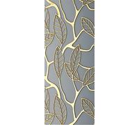 A.Monamour Adesivo Porta Autoadesiva Rami D'Albero d'oro con Foglie Arte Astratta Moderna Vinile PVC Adesivi per Porte Interne 3D Pellicola Adesiva Poster Sticker Murale Parete Carta da Parati