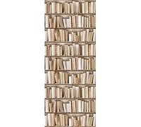 A.Monamour Adesivo Porta Autoadesiva Sfondo Scaffale Vinile PVC Adesivi per Porte Interne 3D Pellicola Adesiva Poster Sticker Murale Parete Carta da Parati