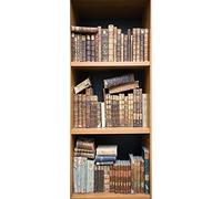 A.Monamour Adesivo Porta Autoadesiva Vecchi Libri Sullo Sfondo Della Libreria Dello Scaffale Vinile PVC Adesivi per Porte Interne 3D Pellicola Adesiva Poster Sticker Murale Parete Carta da Parati
