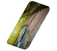 A.Monamour Tappetino per Il Bagno Antiscivolo Assorbente Morbido Passerella Nel Parco Alberi Forestali Fiumi Ruscelli Rocce Natura Scenario Lavabile Tappeto Tappetini Doccia Cucina Zerbino 40x120cm