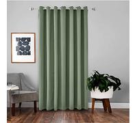 A.Monamour Tenda Oscurante con Occhielli per Interni Termiche Isolante Solida Tendina Finestra Tenda a Vetro Tenda a Pannello Tenda Porta Armadio per Soggiorno Camera da Letto 1 pezzo erba verde