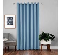 A.Monamour Tenda Oscurante con Occhielli per Interni Termiche Isolante Solida Tendina Finestra Tenda a Vetro Tenda a Pannello Tenda Porta Armadio per Soggiorno Camera da Letto 1 pezzo cielo blu