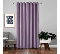 A.Monamour Tenda Oscurante con Occhielli per Interni Termiche Isolante Solida Tendina Finestra Tenda a Vetro Tenda a Pannello Tenda Porta Armadio Lavandino per Soggiorno Camera da Letto 1 pezzo viola