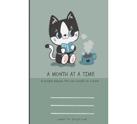 A Month at a Time: A Gentle Planner for Goals, Notes & Reflection · Undated · A5 · Dot Grid Inside