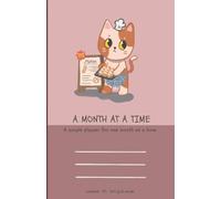 A Month at a Time （version 2）: A Gentle Planner for Goals, Notes & Reflection · Undated · A5 · Dot Grid Inside