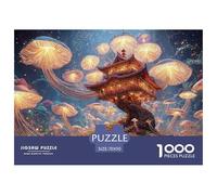 A Mossy Tree with Glowing Mushrooms 1000 Piece Taglio Preciso Puzzle fantasy Art Famiglia Jigsaw Arredo Per Adulti 70x50cm/1000pcs