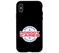 A nessuno importa finché non sei ricco o morto (superficiale) Custodia per iPhone X/XS