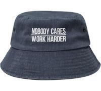 A Nessuno Importa. Lavora di più. Uomo Donne Cotone Secchio Cappelli Moda Cappello da Sole Pieghevole Bucket Hat per Pesca Campeggio Spiaggia