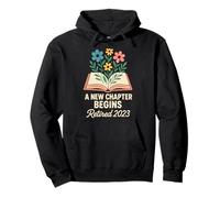 A New Chapter Begins Retired 2023 Libro Fiorito Felpa con Cappuccio