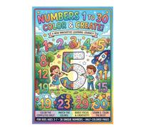 A New Innovative Learning Journey! Half-Colored Math & Symmetry Activity Book for Kids Ages 3-7 to Boost Focus, Logic, and Creativity