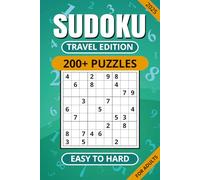 A New Sudoku Book 2025 - Travel Edition: More than 200 Puzzles in Large Print from Easy Level to Hard Ready To Go